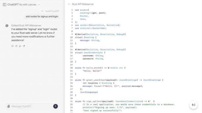 OpenAI重磅发布Canvas:跟ChatGPT一起写作编程