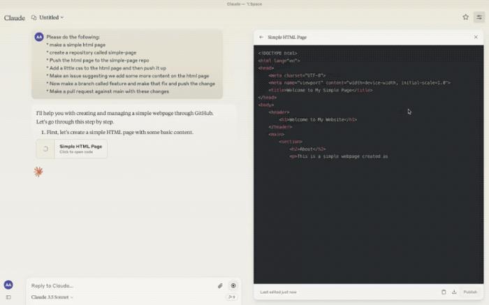 Claude化身服务器连一切!AI代码自己发Github,程序员只配动嘴了