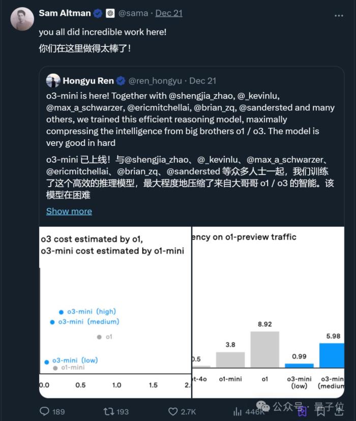 扒一扒o3-mini背后团队:3位华人核心成员,北大清华南开校友在列